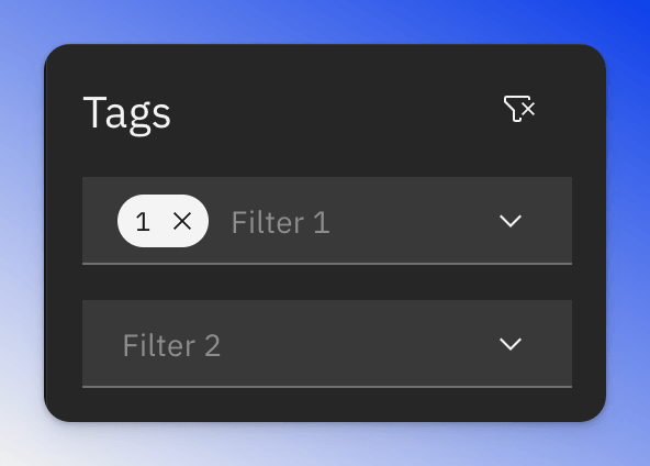 Token screener tag filter